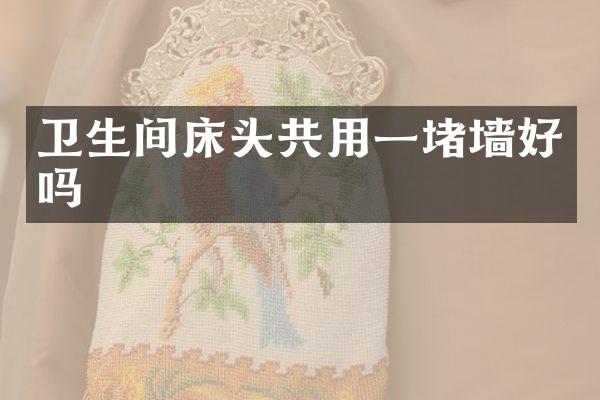 卫生间床头共用一堵墙好吗