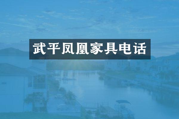 武平凤凰家具电话