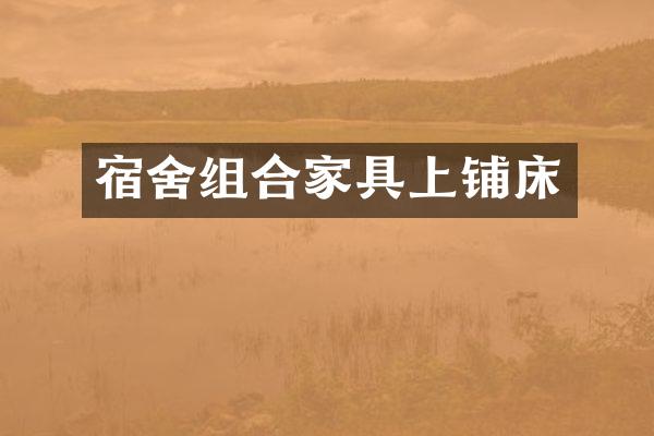 宿舍组合家具上铺床