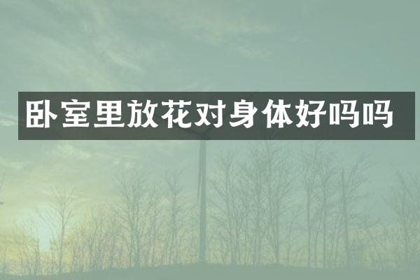 卧室里放花对身体好吗吗