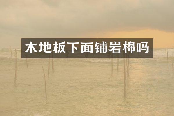 木地板下面铺岩棉吗