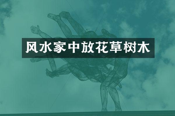风水家中放花草树木
