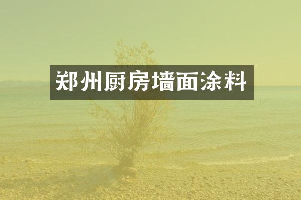 郑州厨房墙面涂料