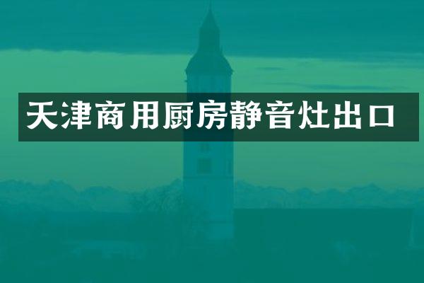 天津商用厨房静音灶出口