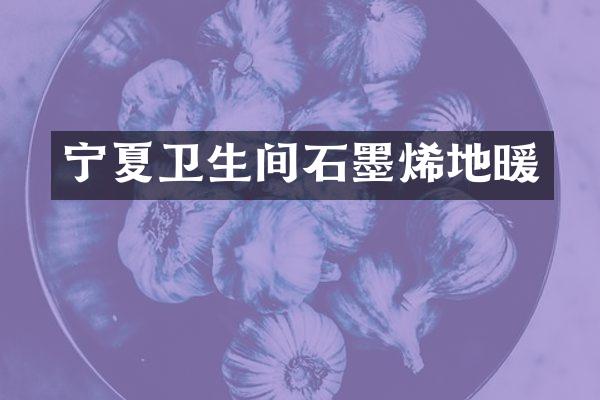 宁夏卫生间石墨烯地暖