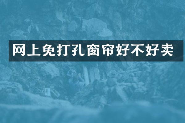 网上免打孔窗帘好不好卖
