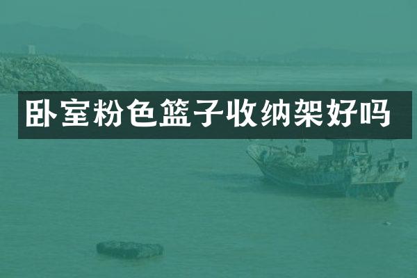 卧室粉色篮子收纳架好吗