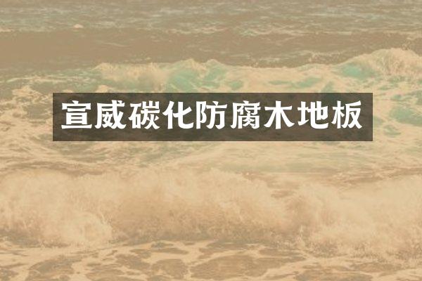 宣威碳化防腐木地板