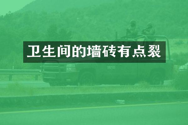 卫生间的墙砖有点裂