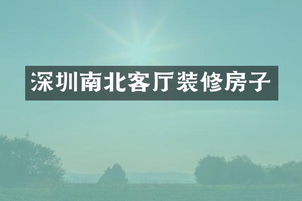 深圳南北客厅装修房子