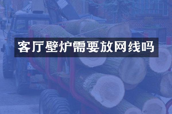 客厅壁炉需要放网线吗