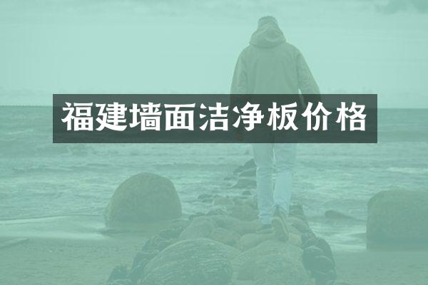 福建墙面洁净板价格