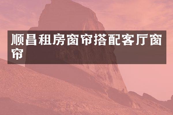 顺昌租房窗帘搭配客厅窗帘