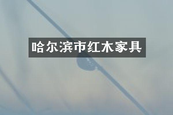 哈尔滨市红木家具