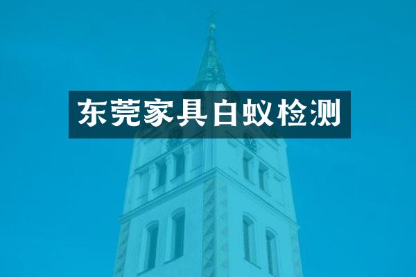 东莞家具白蚁检测