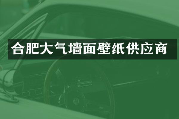 合肥大气墙面壁纸供应商