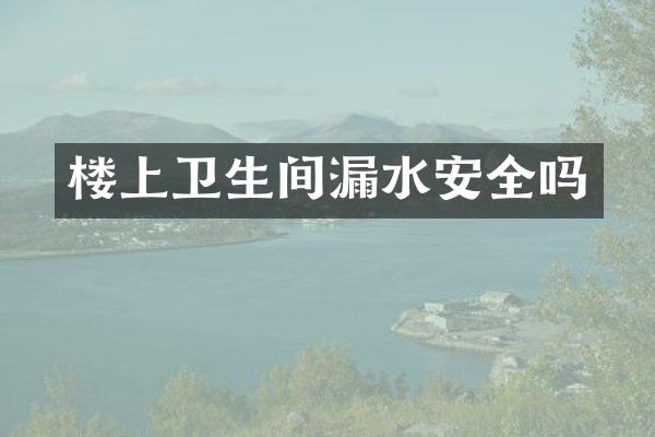 楼上卫生间漏水安全吗