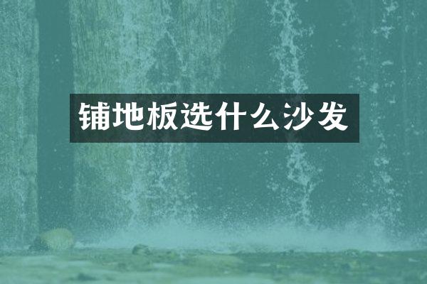 铺地板选什么沙发