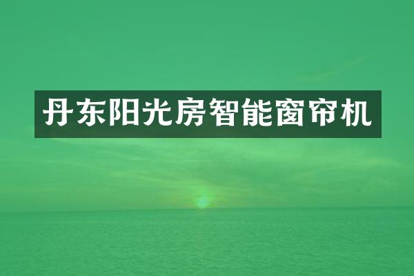 丹东阳光房智能窗帘机