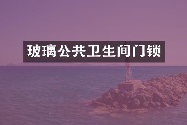 玻璃公共卫生间门锁