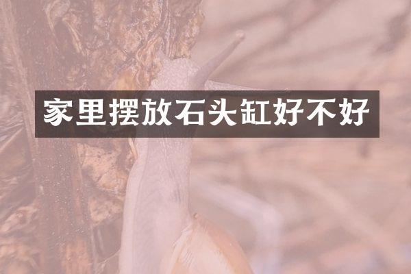 家里摆放石头缸好不好
