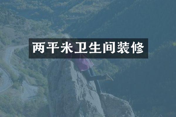 两平米卫生间装修