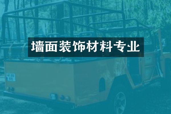 墙面装饰材料专业