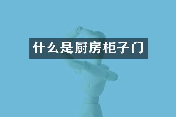 什么是厨房柜子门