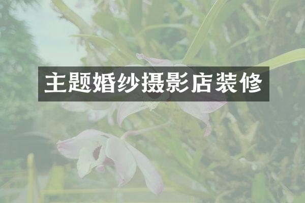 主题婚纱摄影店装修
