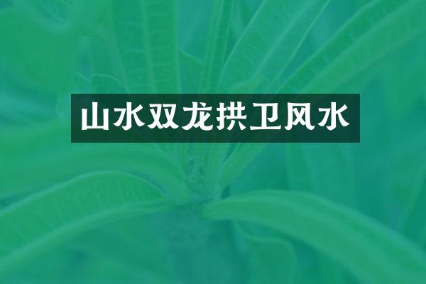 山水双龙拱卫风水