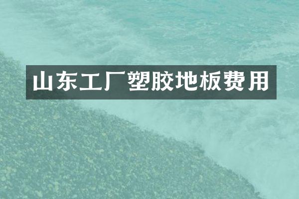 山东工厂塑胶地板费用