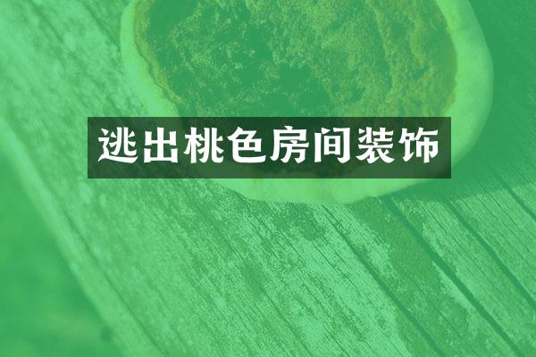 逃出桃色房间装饰