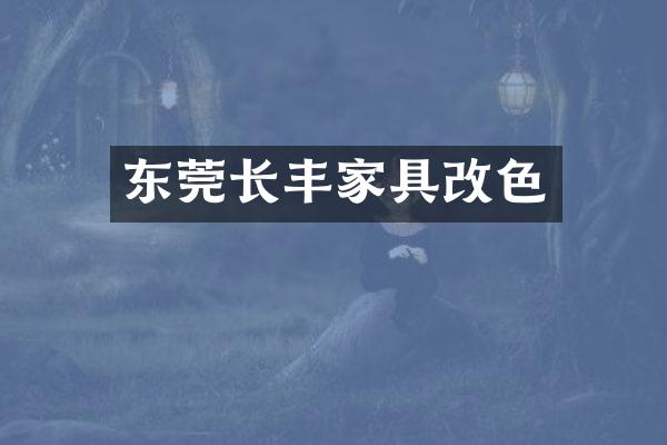 东莞长丰家具改色