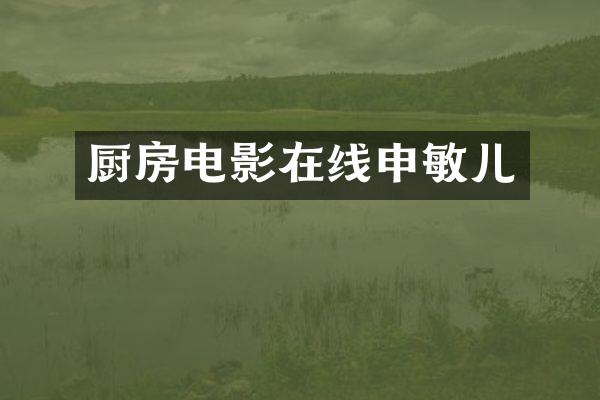 厨房电影在线申敏儿