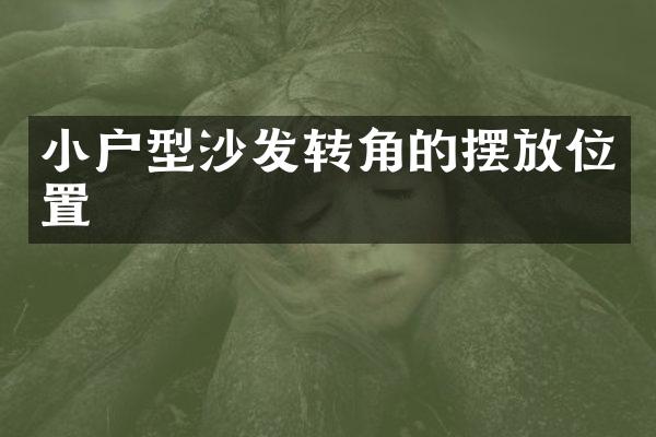 小户型沙发转角的摆放位置
