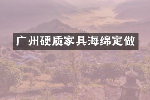 广州硬质家具海绵定做