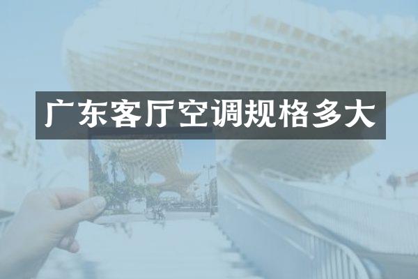 广东客厅空调规格多大