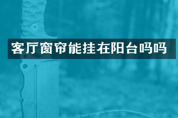 客厅窗帘能挂在阳台吗吗