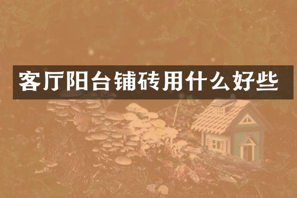 客厅阳台铺砖用什么好些