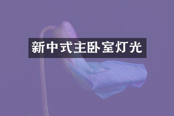 新中式主卧室灯光