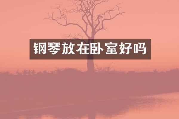 钢琴放在卧室好吗