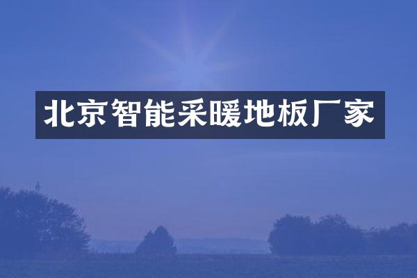 北京智能采暖地板厂家