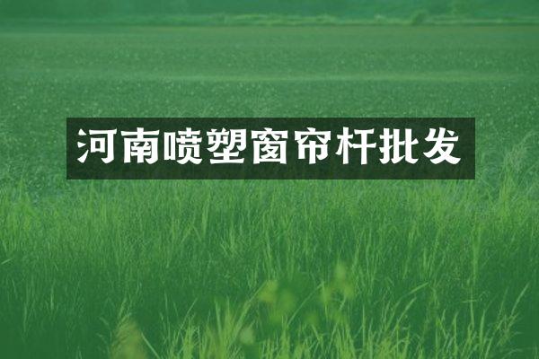 河南喷塑窗帘杆批发