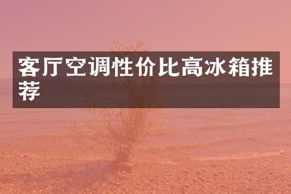 客厅空调性价比高冰箱推荐