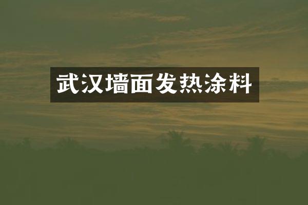 武汉墙面发热涂料