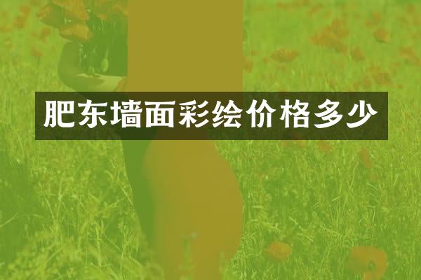 肥东墙面彩绘价格多少