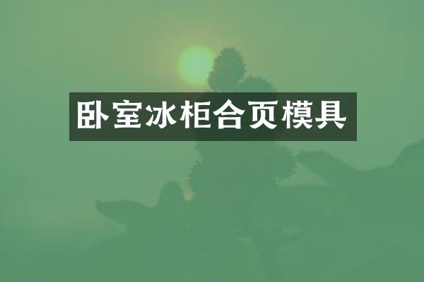 卧室冰柜合页模具