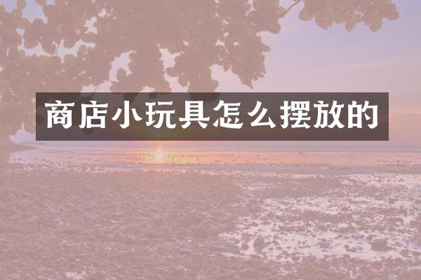 商店小玩具怎么摆放的