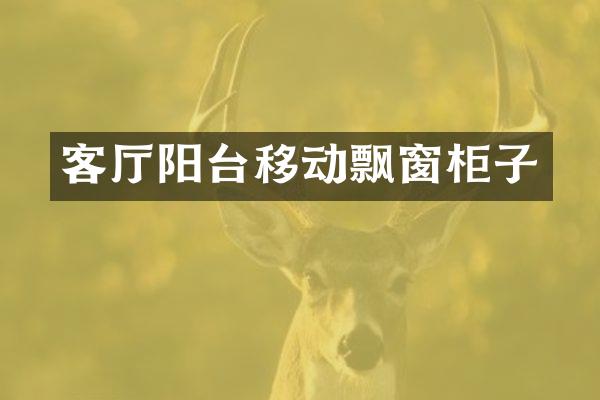 客厅阳台移动飘窗柜子
