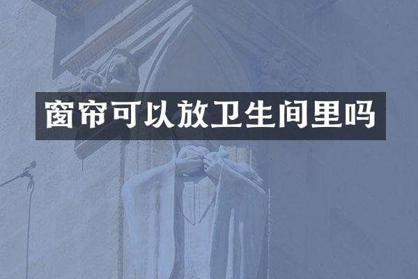 窗帘可以放卫生间里吗